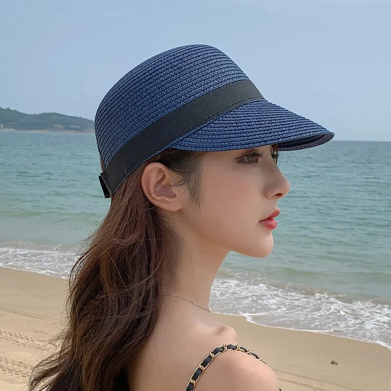 Chapéu de Palha Feminino de Praia - Luxury