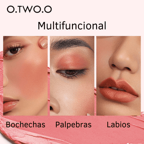 Paleta de Maquiagem Multifuncional 3 em 1 - O.TWO.O