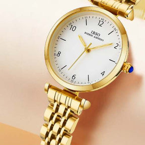 Relógio Luxo + Pulseira e Colar de Brinde Banhado